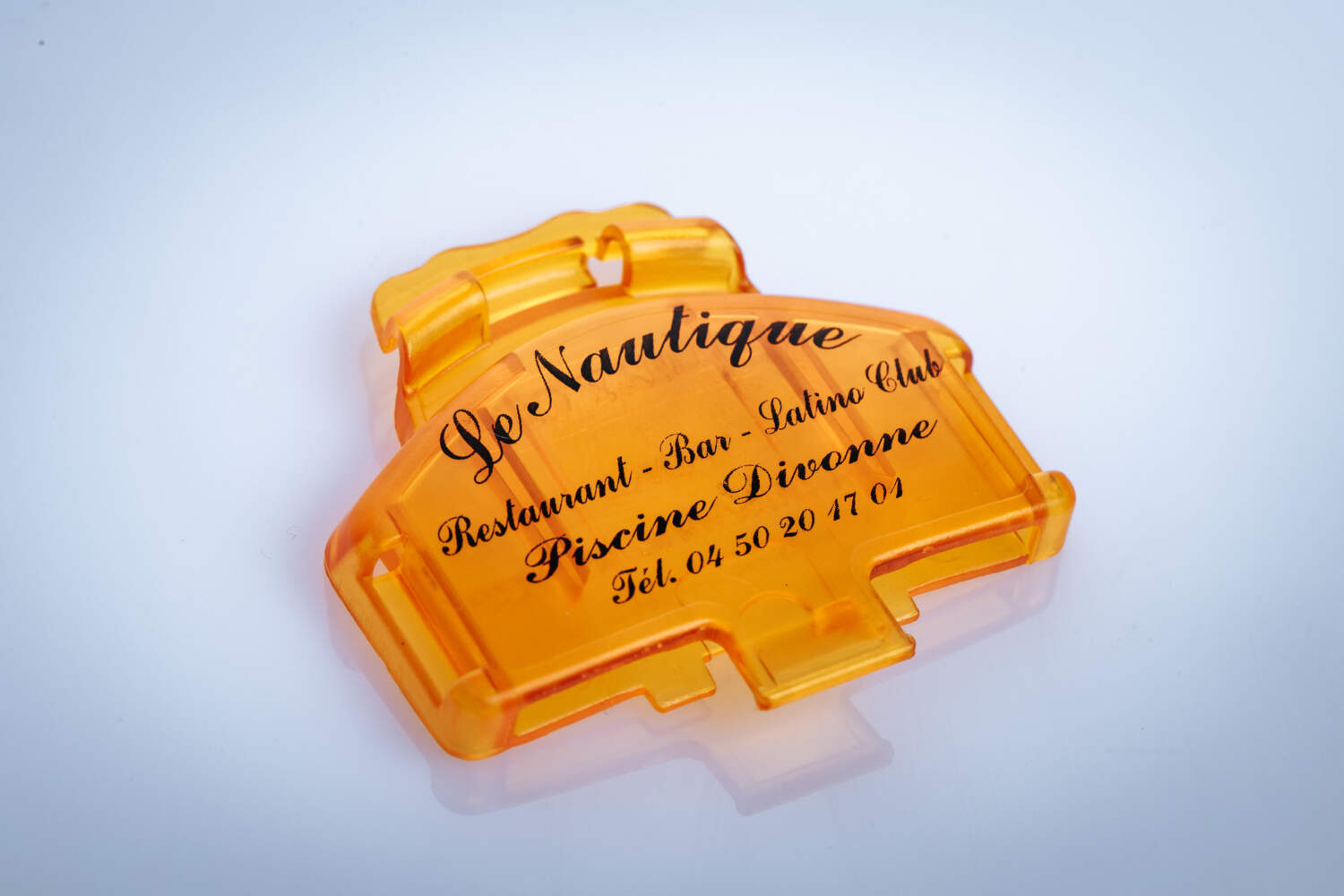 Photo d'un Damzy Clip transparent personnalisé